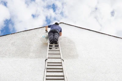 Peinture extérieure à Courdemanche — façades et ravalement